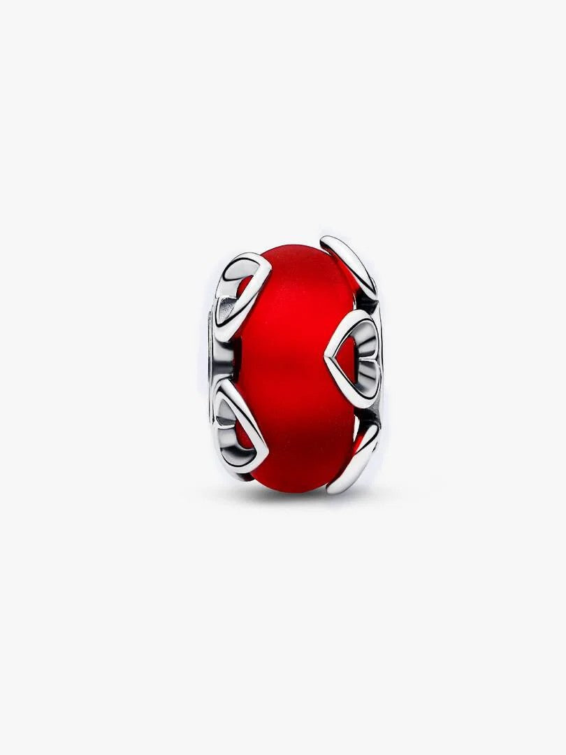 Pandora Matrode muranoglas en hartenbedel 792497C01