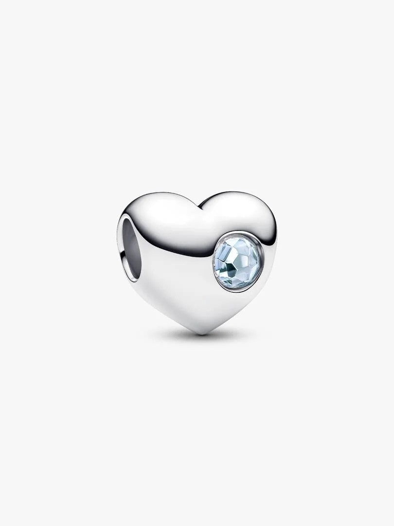 Pandora Maart Geboortesteen Hart Bedel 794161C03