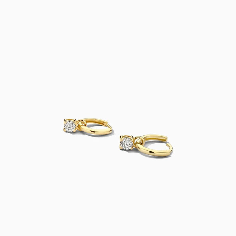 Lab Diamonds Oorbel Bedels 14 kt Geelgoud met Lab Grown Diamanten – LG9006Y/S