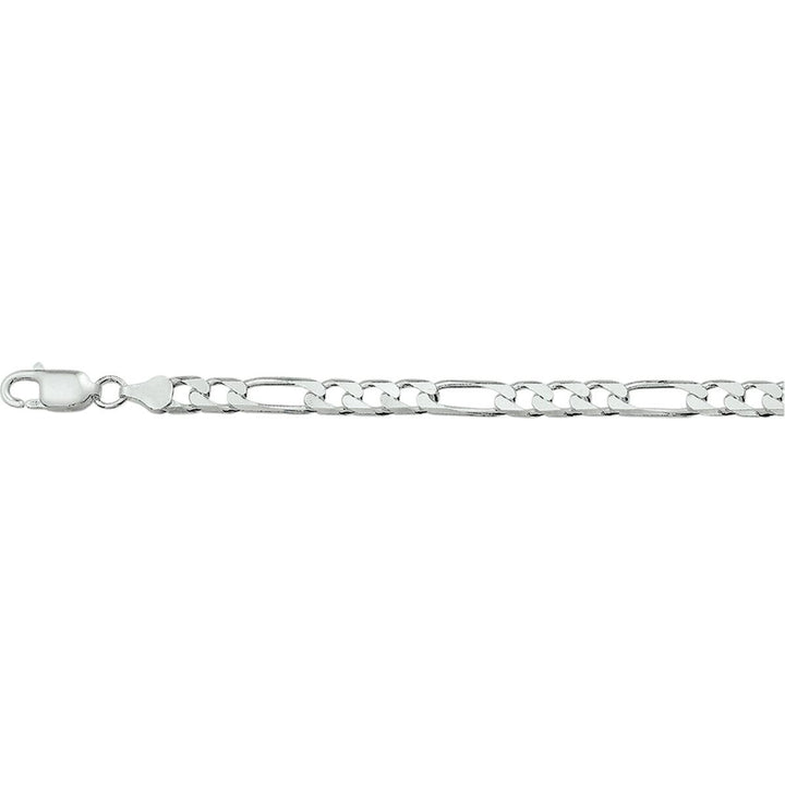 Zilveren Figaro collier 6mm 60 cm