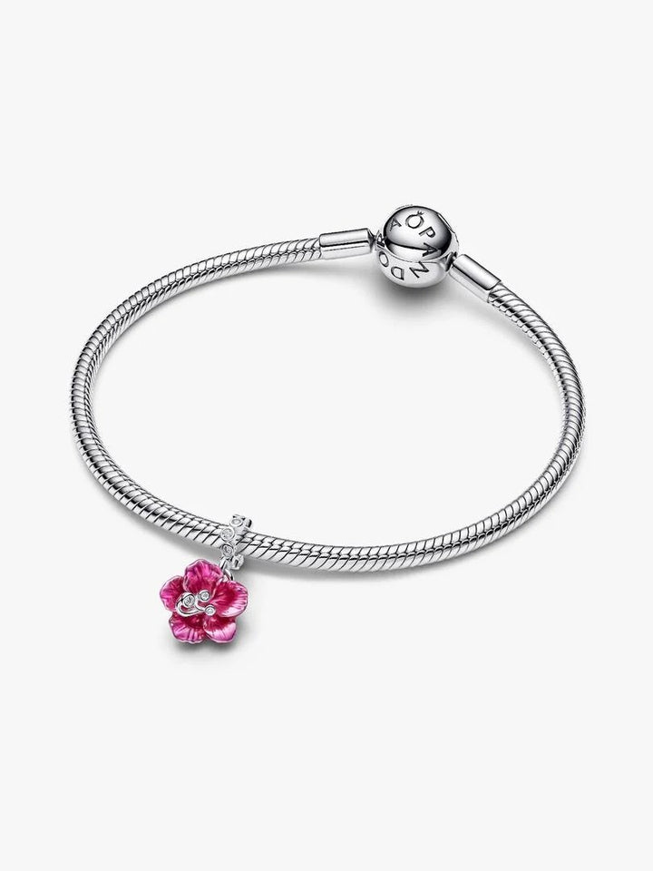 Pandora Hibiscus Dangle Charm 794698C01