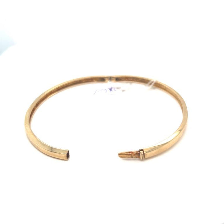 14 kt geelgouden bangle diamant