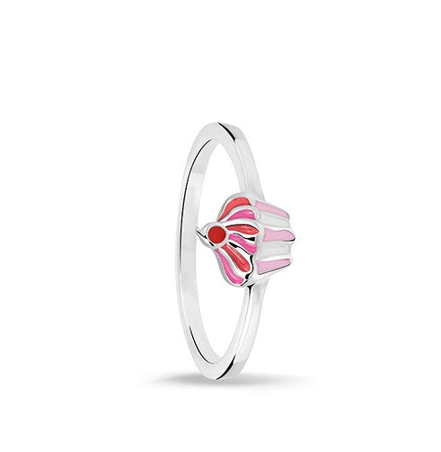 Bellini zilver ring em cupcake wi/rose/roo 579.010