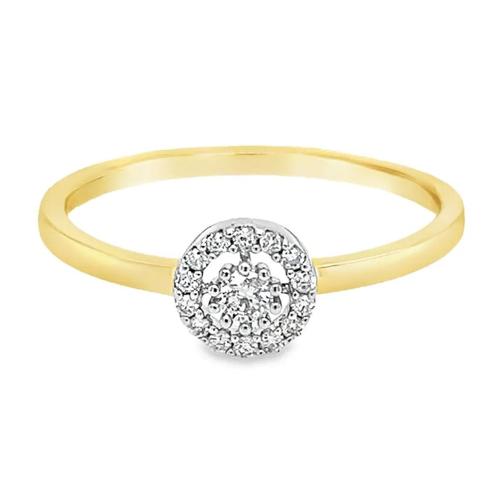 Château d’Or® Geelgouden Ring met 0,14 ct Diamant GRE2169