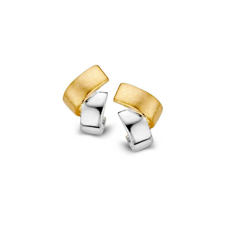 OB402804 Oorstekers bicolor 14 kt