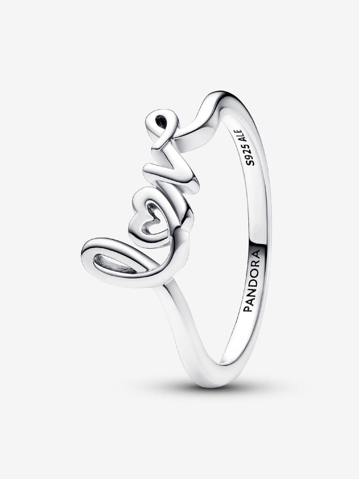 Pandora Handgeschreven love ring 193058C00