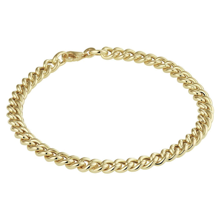 armband gourmette 5,2 mm 19 cm 14 kt goud