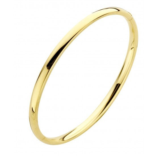 Fjory Gouden Bangle Ovaal 40-A356104 4mm