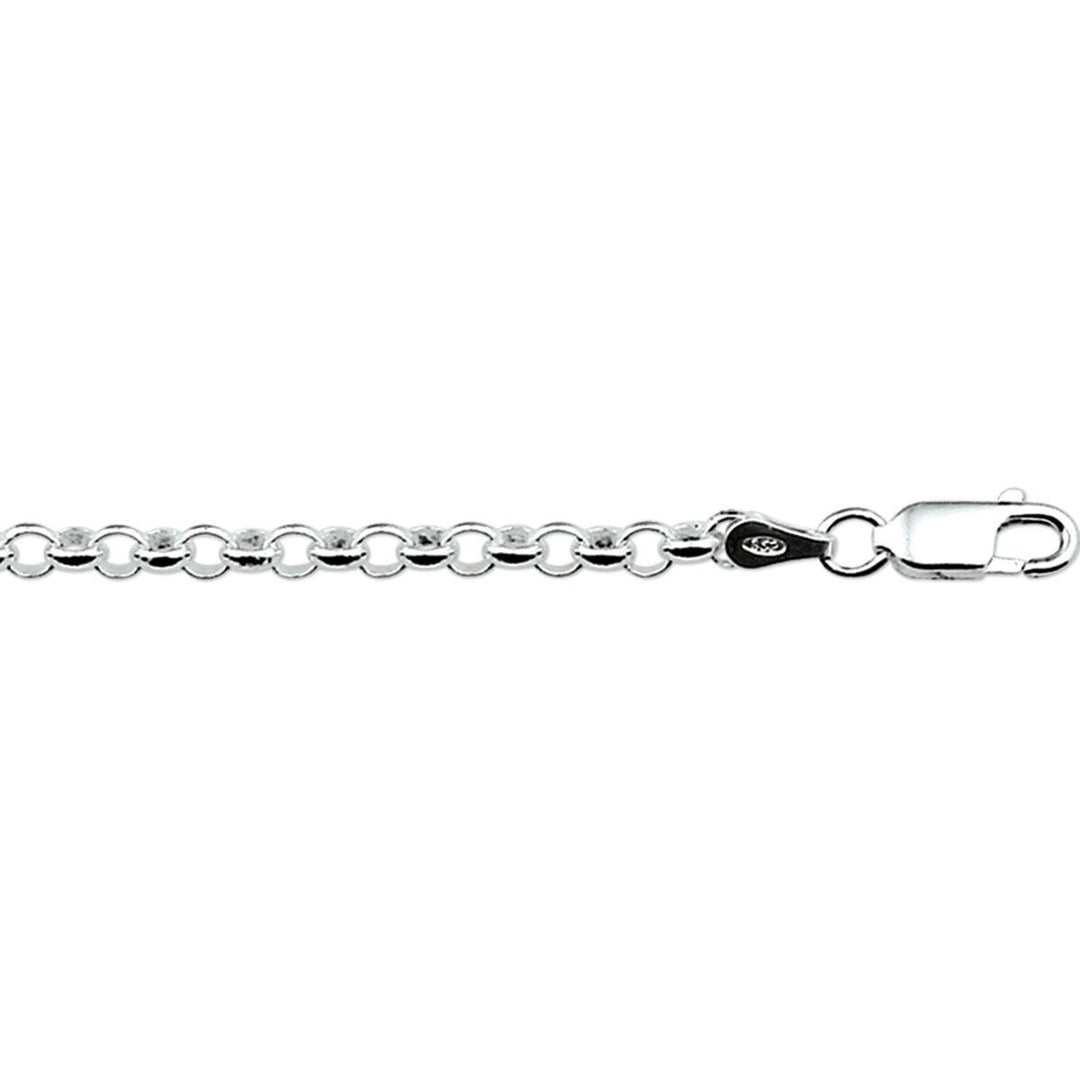 zilveren armband jasseron 2,5 mm  15 cm kinderarmband