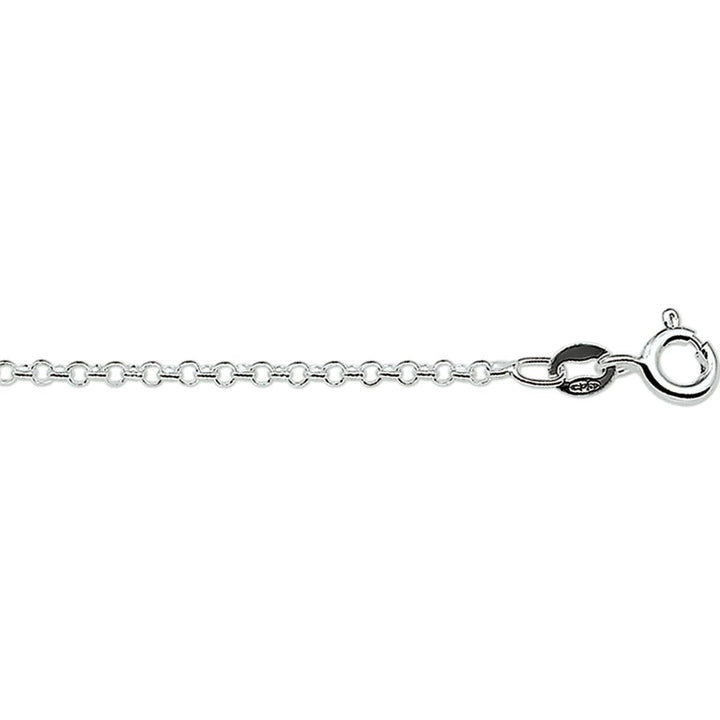 Zilveren jasseron collier 3,0 mm 70 cm