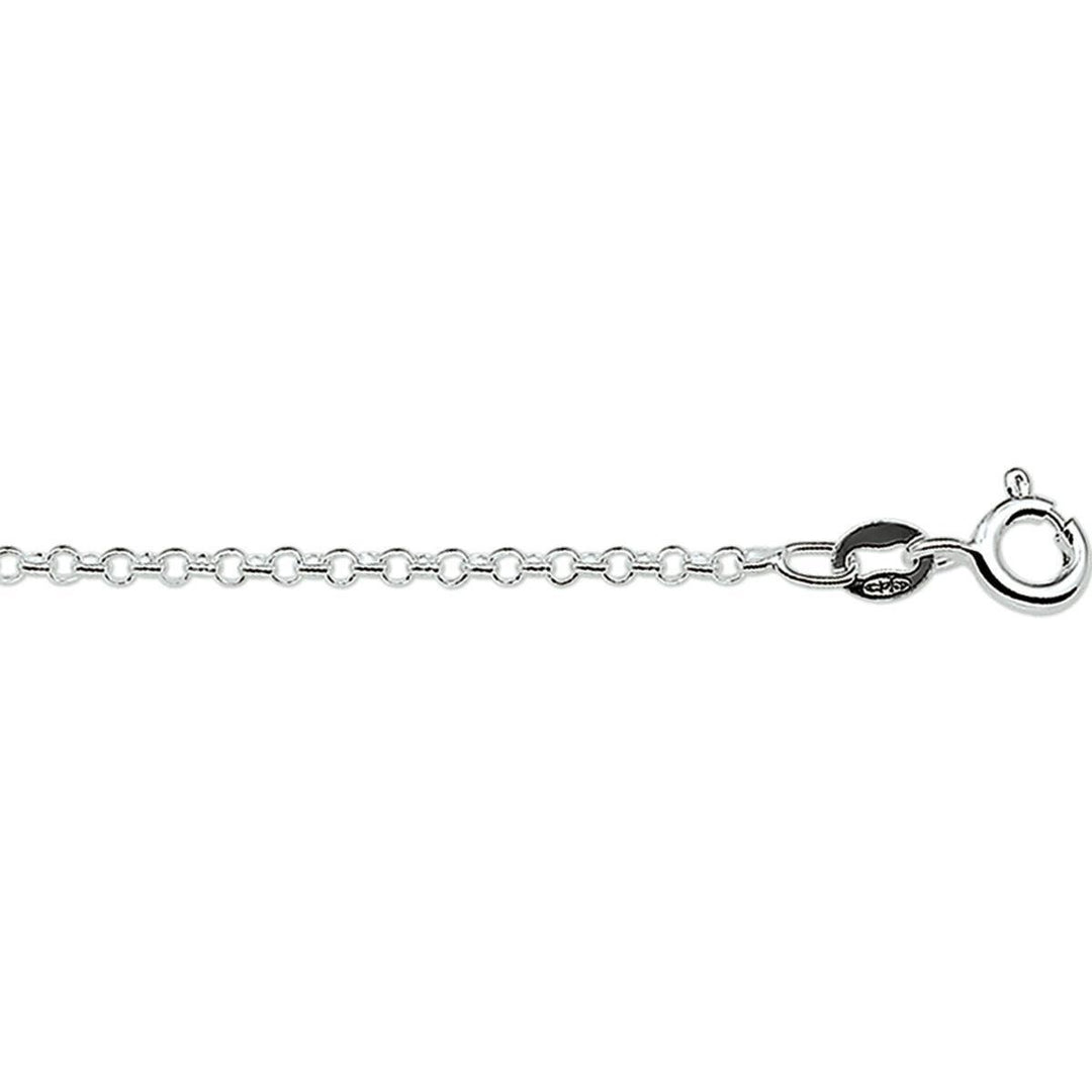 Zilveren jasseron collier 3,0 mm 70 cm
