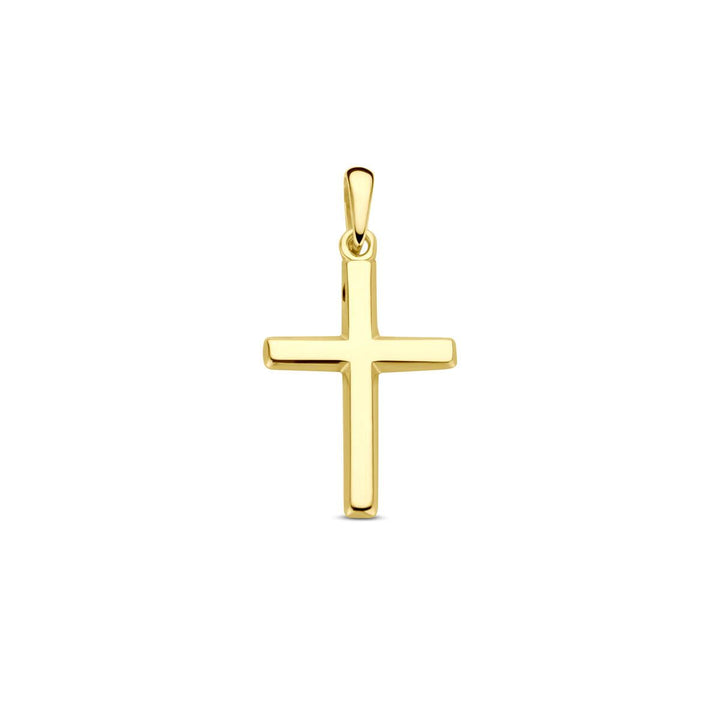 14 kt geelgouden kruis 17x12 mm