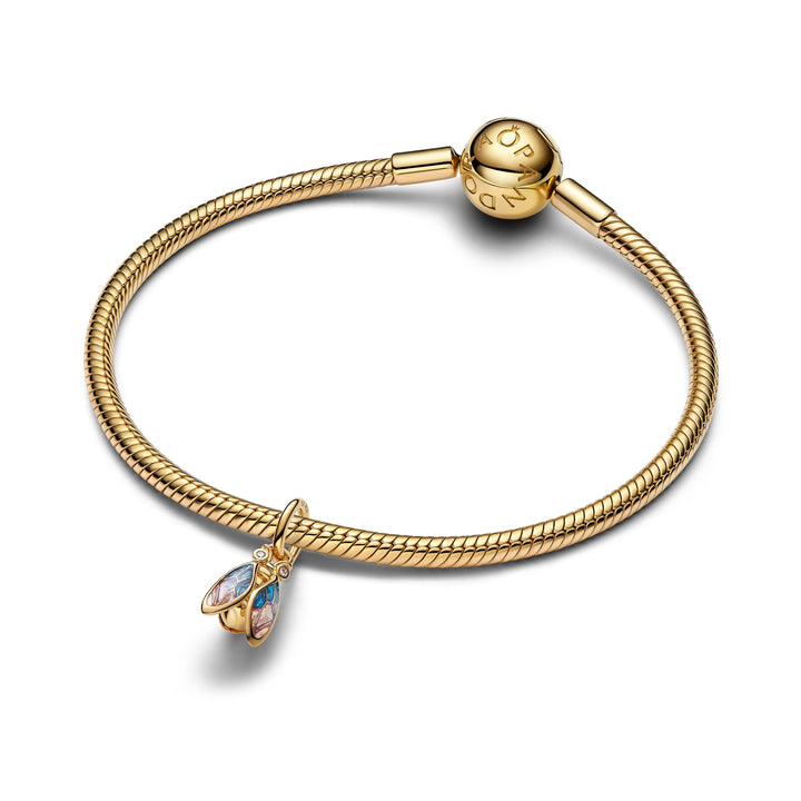 Pandora Shine Cicada Bedel 764490C01 – Goudkleurig met Zirkonia