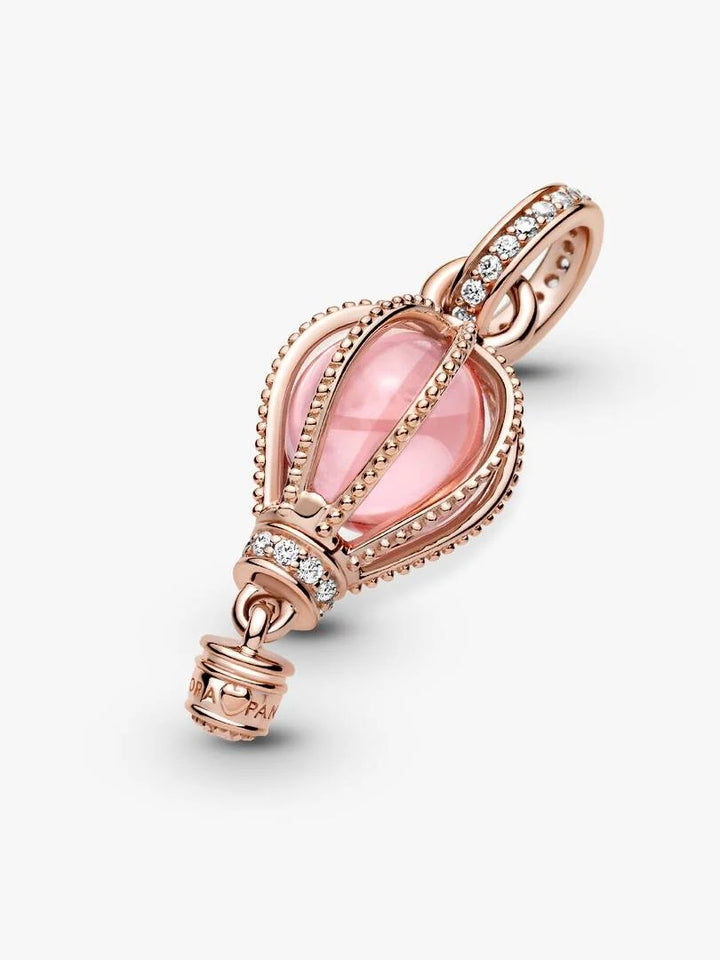 Pandora 789434C01 - Sprankelende Roze Luchtballon - Hangende Bedel