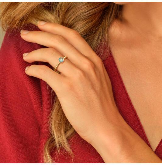 14 kt Ring - Elements Of Love ring Topaas