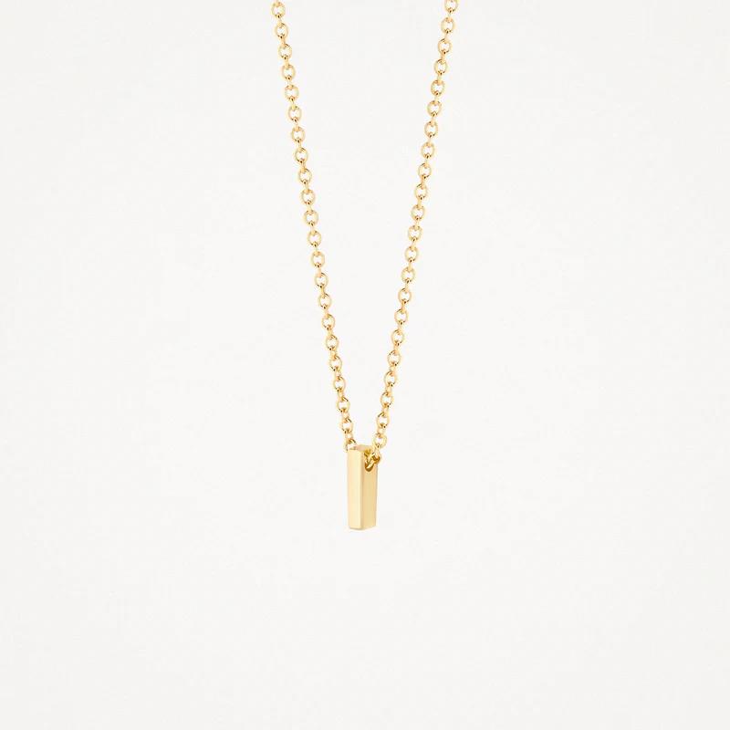 14k Geelgoud Collier 3155YGO met letter I