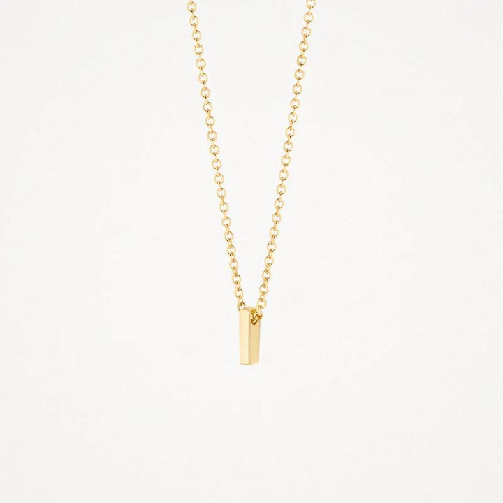 14k Geelgoud Collier 3155YGO met letter I