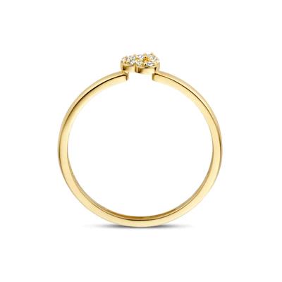 Ring 1231YZI - 14k Geelgoud met zirkonia