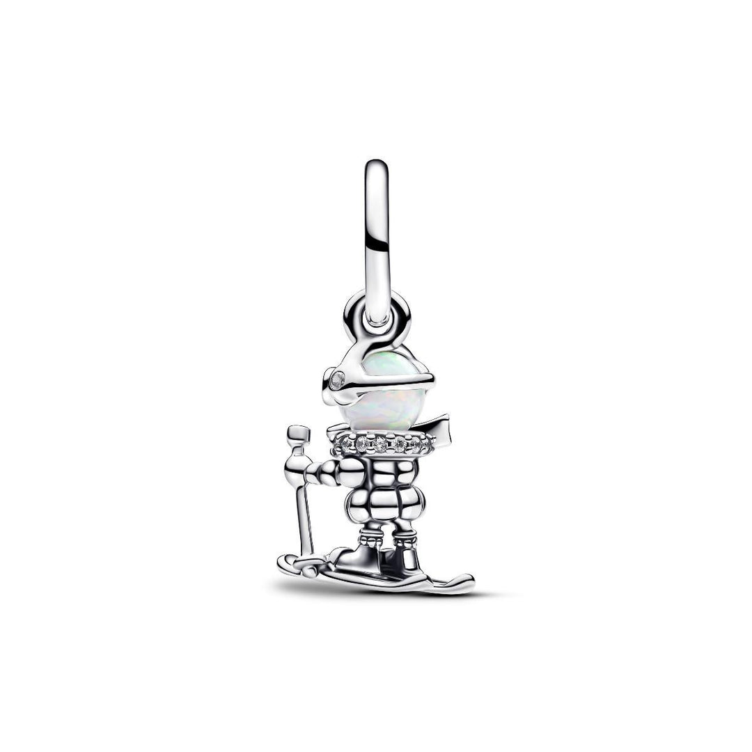 Pandora 793514C01 - Skier Dangle Charm - Hangende Bedel