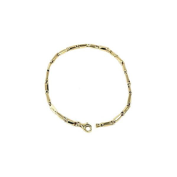 14 karaat Monzario geelgouden collier 45 cm  866-C GEEL