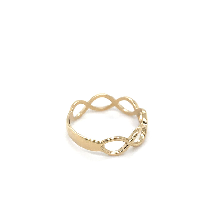 14 kt ring infinity ring