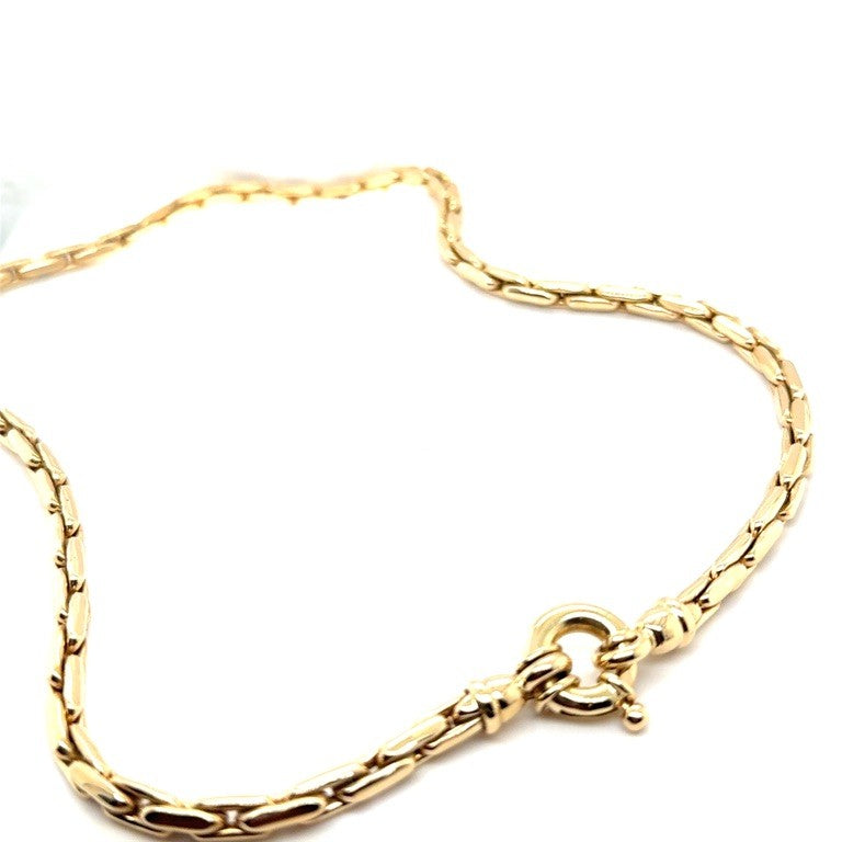 14 kt collier Gárdano schakel collier 46 cm