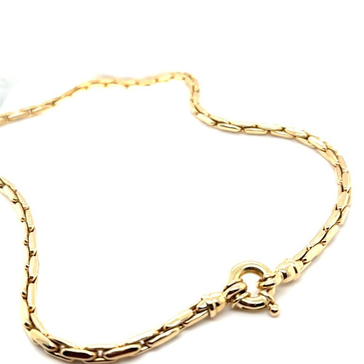 14 kt collier Gárdano schakel collier 46 cm
