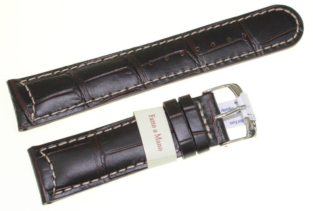 horlogebanden morrelato leer 22 mm