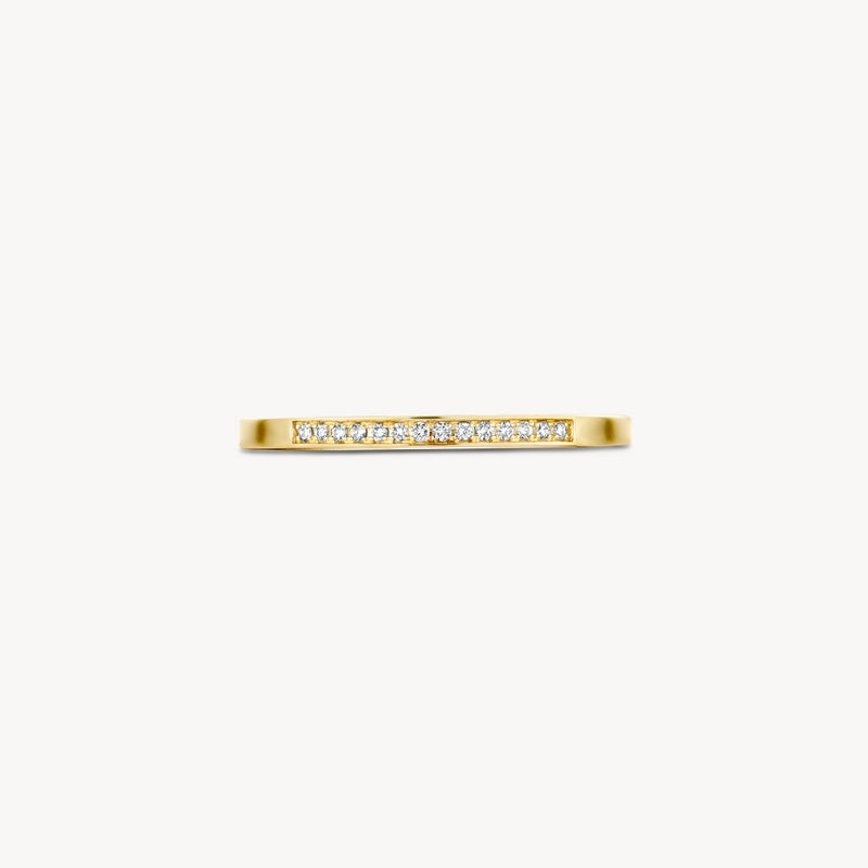 Blush bicolor ring van 14 karaat goud met diamant 1630BDI