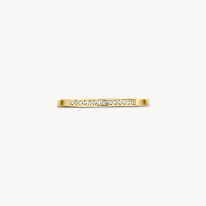 Blush bicolor ring van 14 karaat goud met diamant 1630BDI