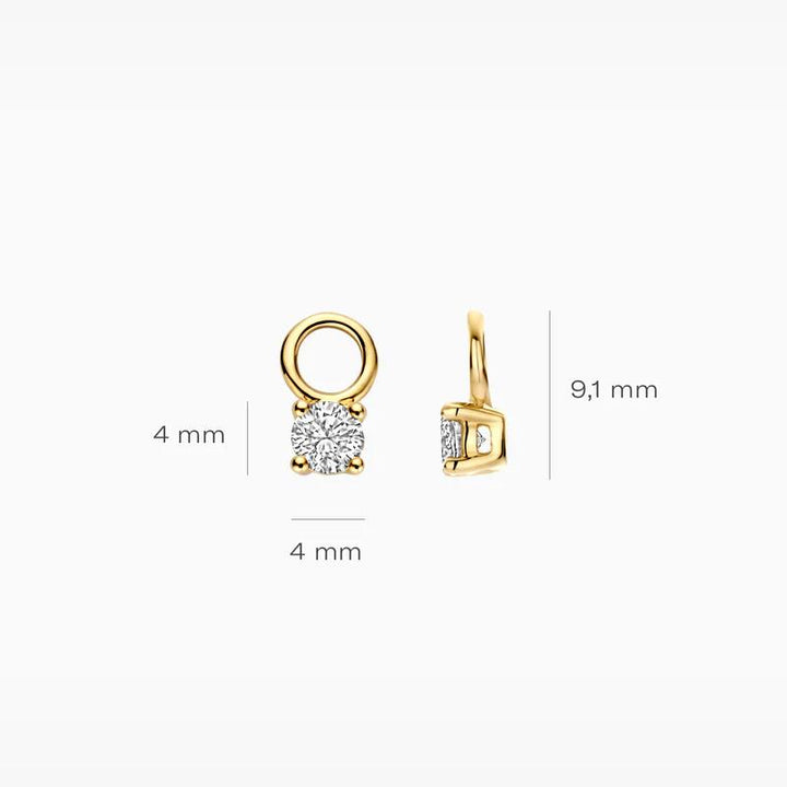 Blush Lab Diamonds Oorbedels LG9000Y 2x 0.21ct
