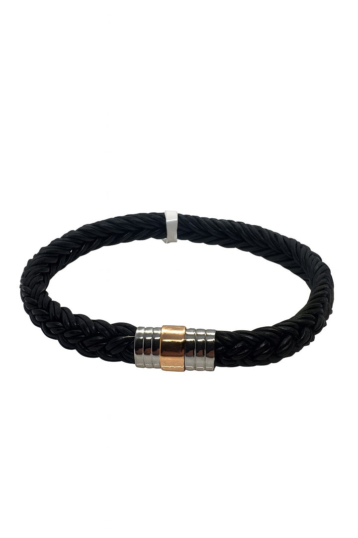 albanu leder met gouden slot