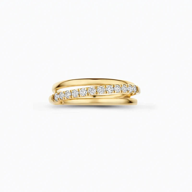 Blush Lab Grown Diamant Ring 0.31ct 14k Geelgoud LG1056Y Maat 54