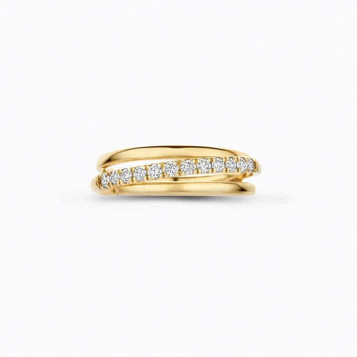 Blush Lab Grown Diamant Ring 0.31ct 14k Geelgoud LG1056Y Maat 54