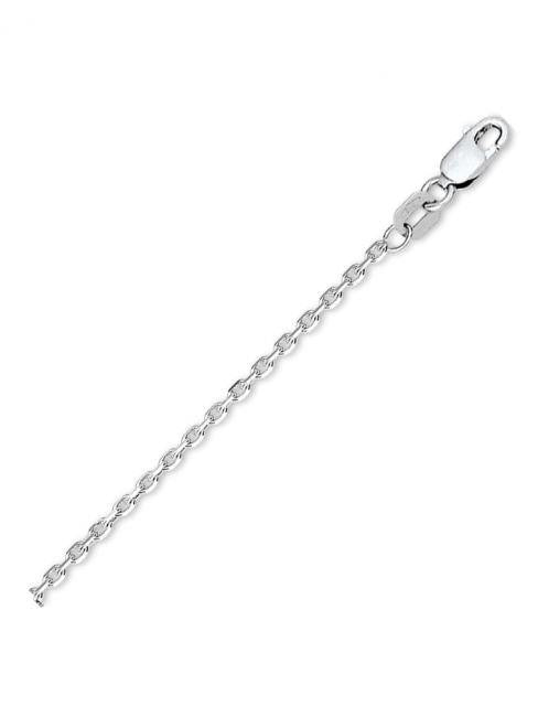 14 kt witgoud anker 14 kt 0.7 mm 45 cm