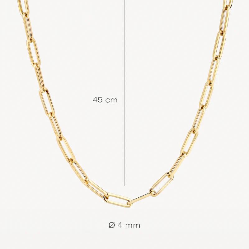 14k Geelgoud Blush Collier 3101YGO