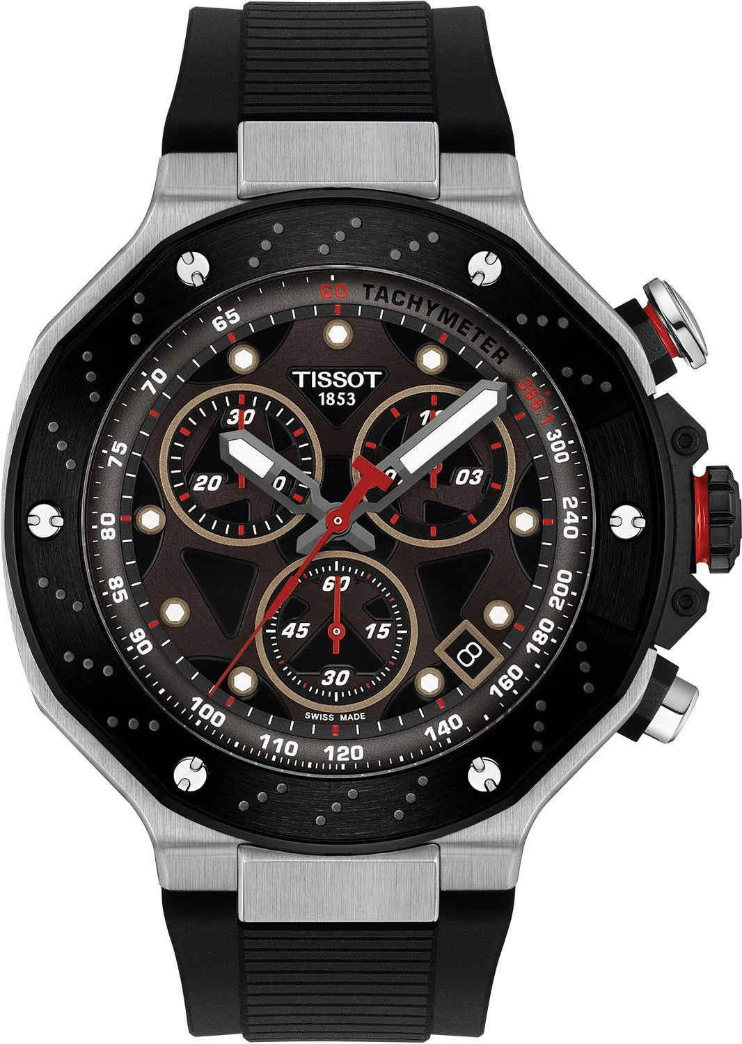 Tissot T-Race MotoGP Chronograph T1414172708100 - Zwart Sporthorloge