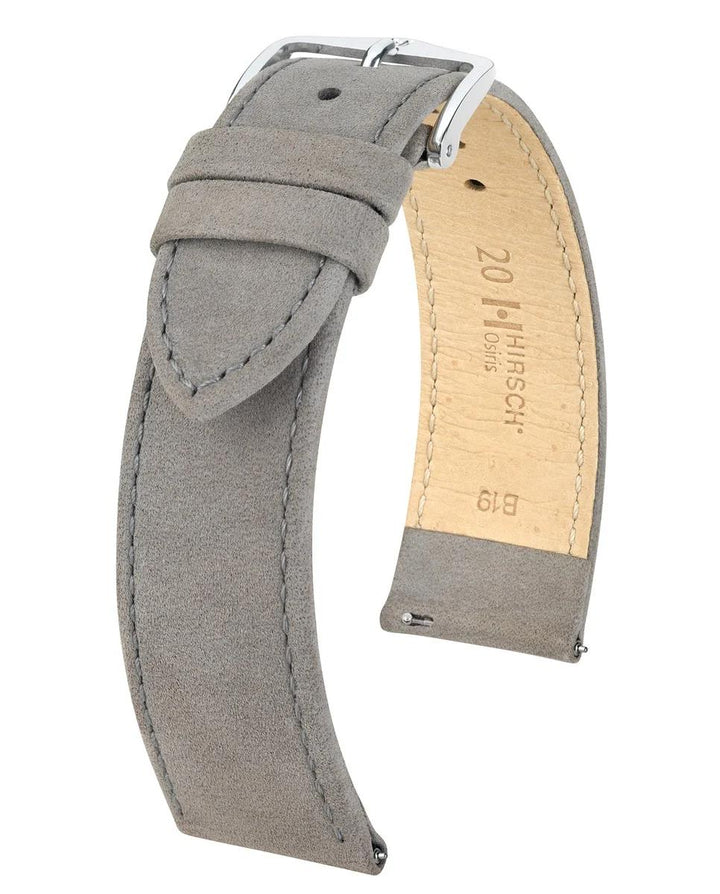 HIRSCH OSIRIS NUBUCK M GREY CALF 18/16MM