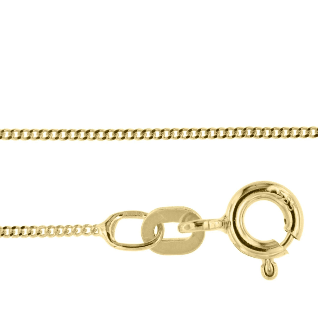 8 Karaat Geelgouden Gourmett Collier – 1,4 mm, 42 cm