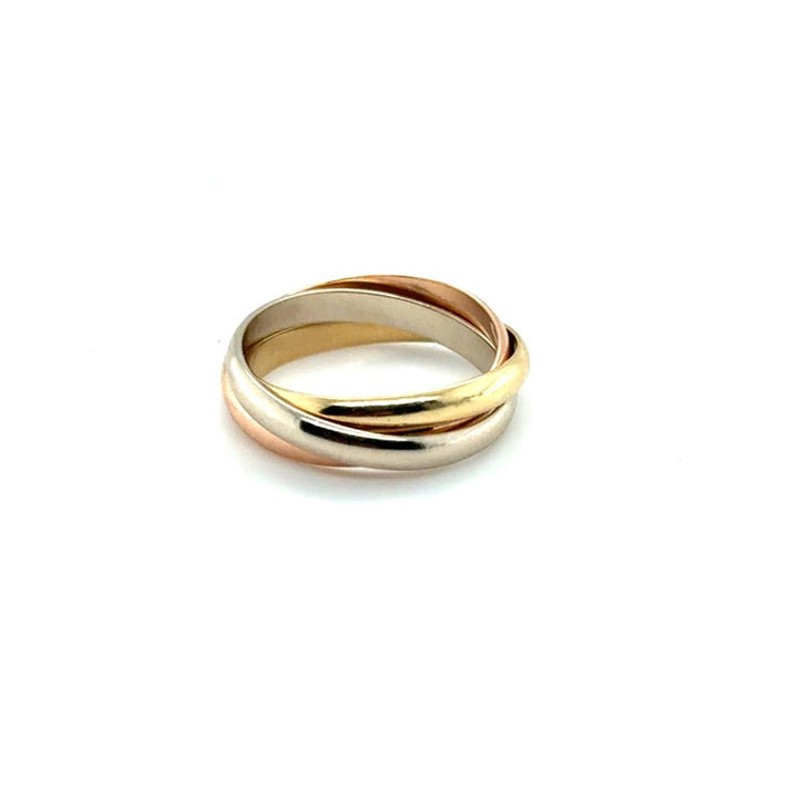 Occasion Cartier Trinity Ring Small – 18 Karaat Driekleurig Goud – Maat 53