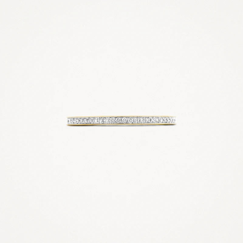 Blush bicolor ring van 14 karaat goud met diamant 1607BDI