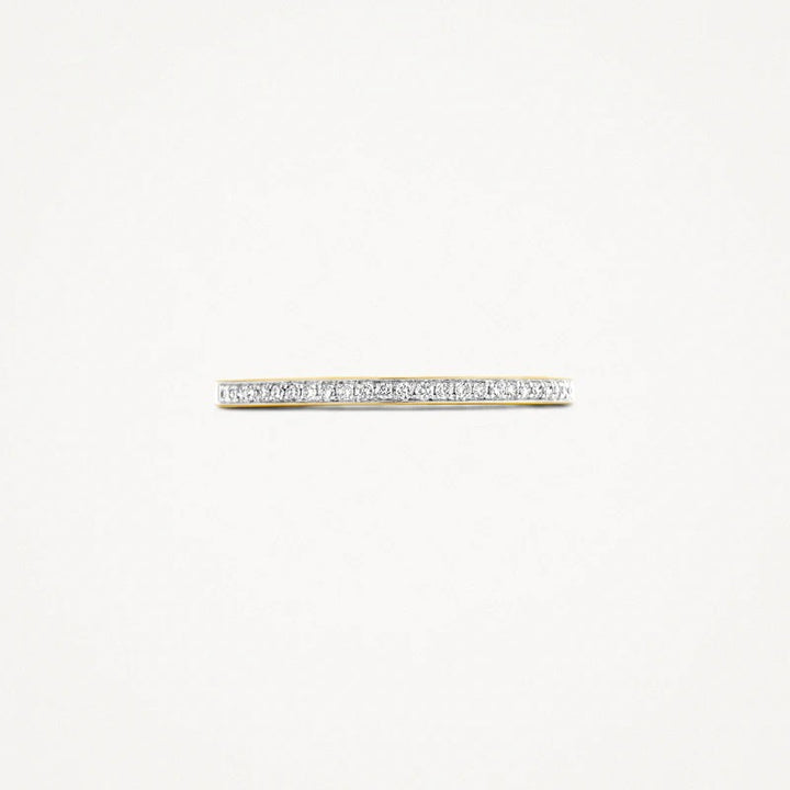 Blush bicolor ring van 14 karaat goud met diamant 1607BDI