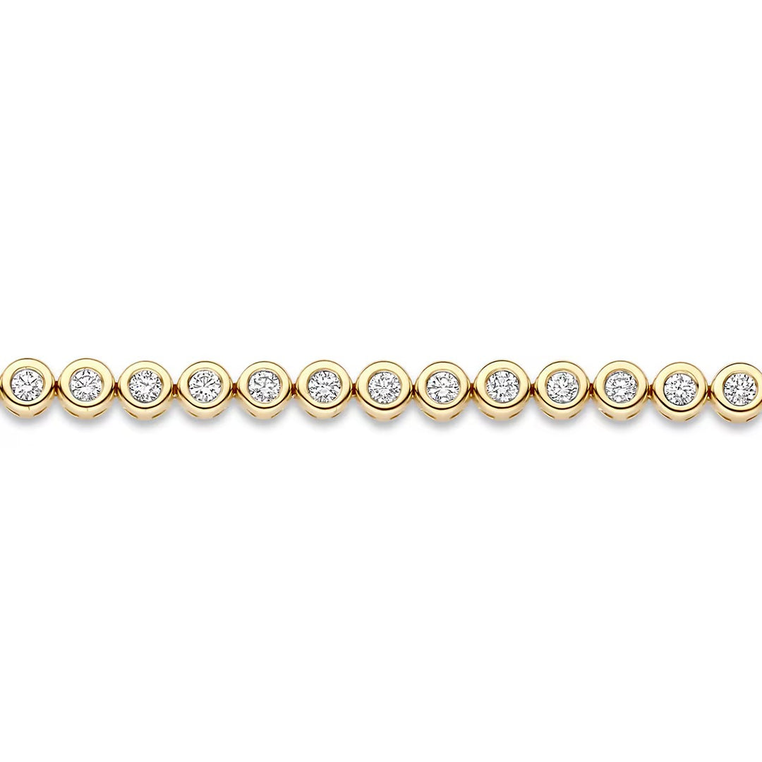 Lab diamonds armband LG2008Y/17 - 14k Geelgoud