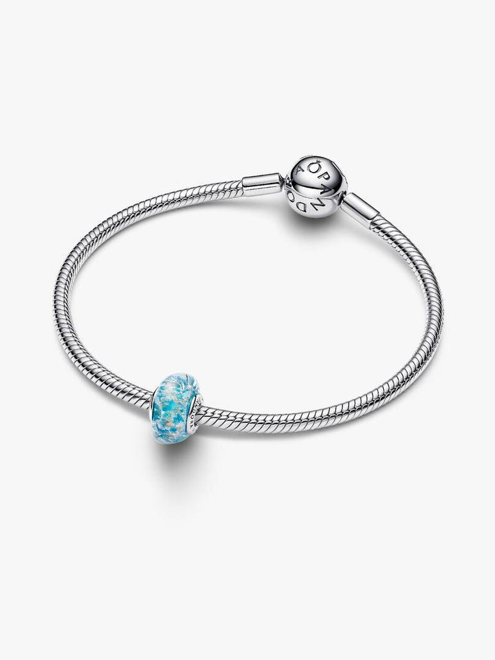Pandora Turquoise Murano Glass & Glitter Charm 794701C01