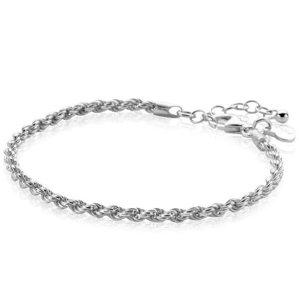ZINZI zilveren koord armband 2,6mm breed ZIA2368