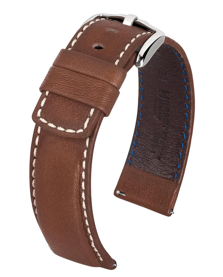 HIRSCH MARINER L BROWN CALF 20/18MM