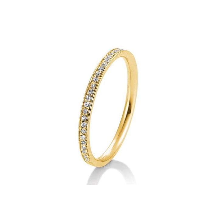 Breuning Diamond Collection Memoire Ring 41056430 geel