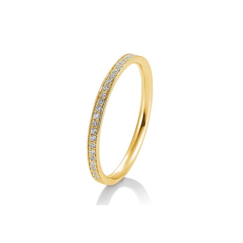 Breuning Diamond Collection Memoire Ring 41056430 geel