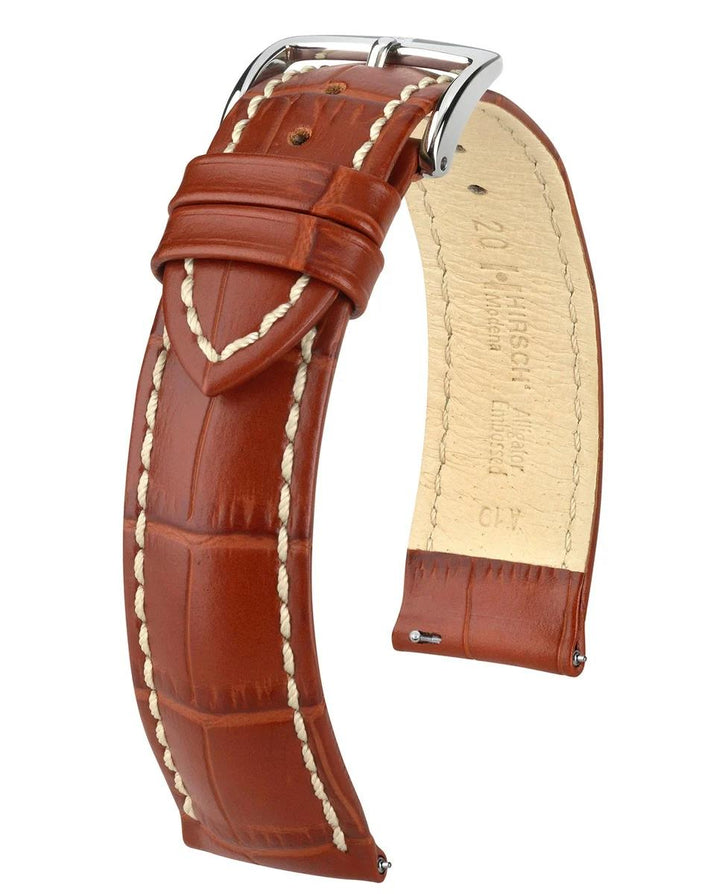 HIRSCH MODENA L GOLDEN BROWN CALF 18/16MM