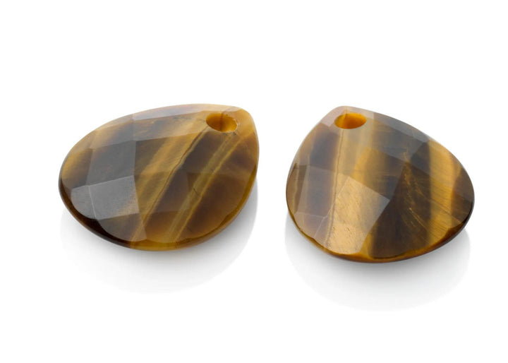 Sparkling jewels Earstones | Medium Oval Tiger Eye EAGEM09-MO